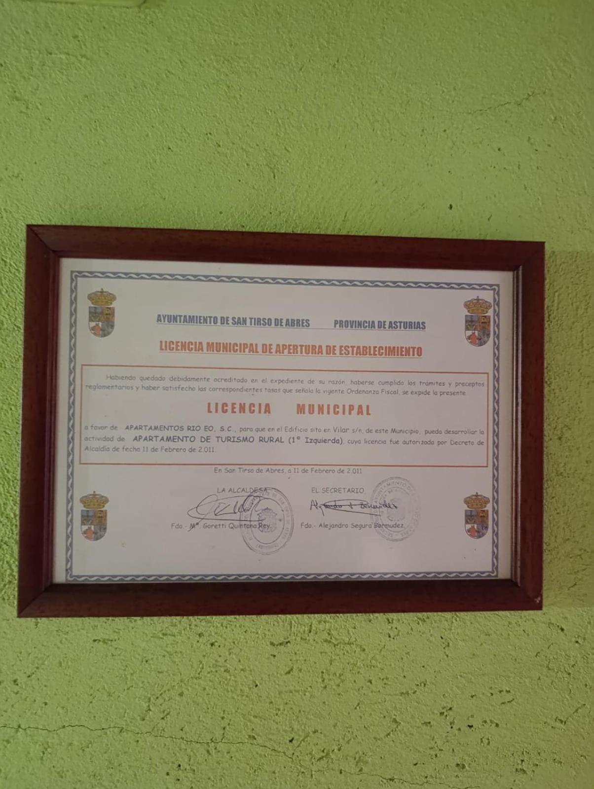 Apartamentos Rio Eo San Tirso de Abres Exteriör bild